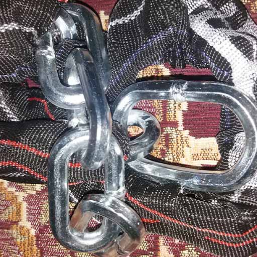 زنجیر ضد برش آسن رنگ مشکی