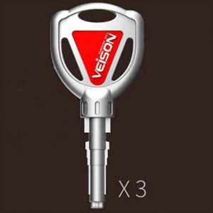 کلید قفل دیسکی ویژن مدل DX21-BLK