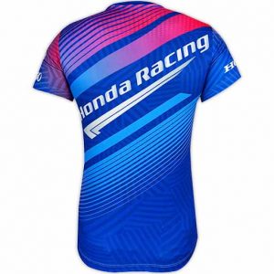 پشت تیشرت موتورسواری مدل هوندا