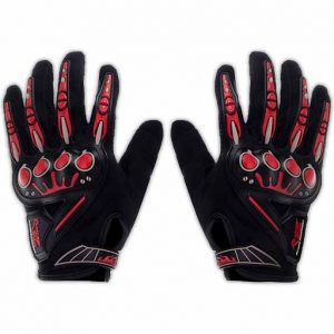 دستکش موتورسواری ریسینگ مدل Biker قرمز
