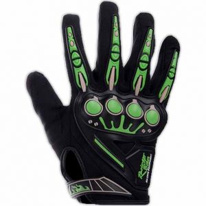 جنس دستکش موتورسواری ریسینگ مدل Biker سبز