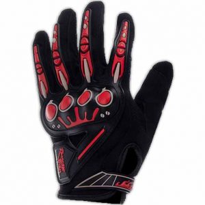 جنس دستکش موتورسواری ریسینگ مدل Biker قرمز
