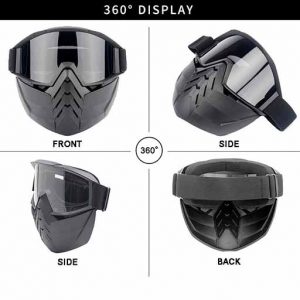 زوایای مختلف عینک موتور سواری هارمن مدل Goggles-011
