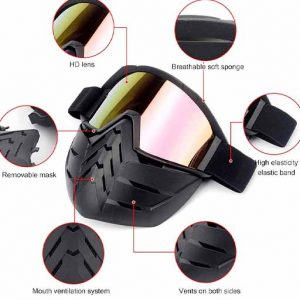 بررسی عینک موتور سواری هارمن مدل Goggles-011