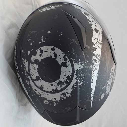 کلاه-راپیدو-مدل-استخوان (5) بالای کلاه کاسکت راپیدو مدل BONE-BLKMT