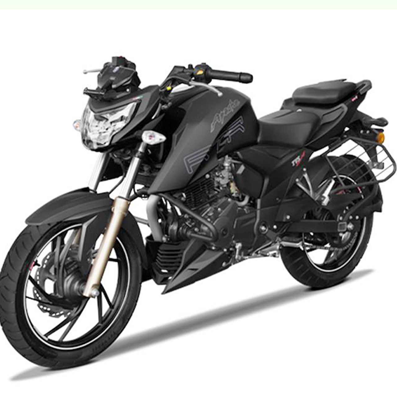 Tvs apache store 200 black